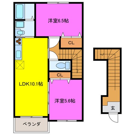 ブリエ　Ｕｎの物件間取画像